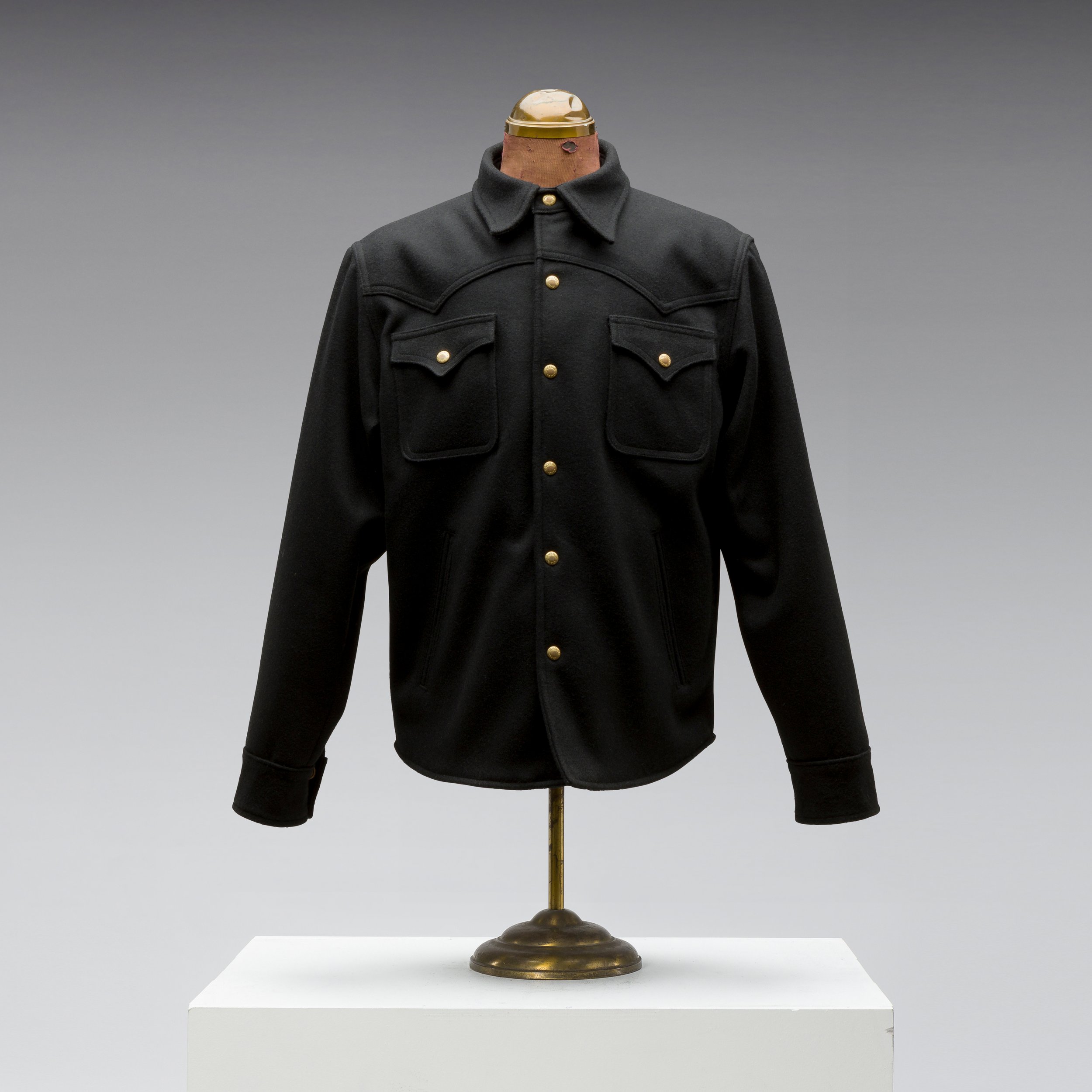 Black Bear Brand - BLACK Melton Western Jacket — Black Bear Black Bear Brand - BLACK Melton Western Jacket — Black Bear